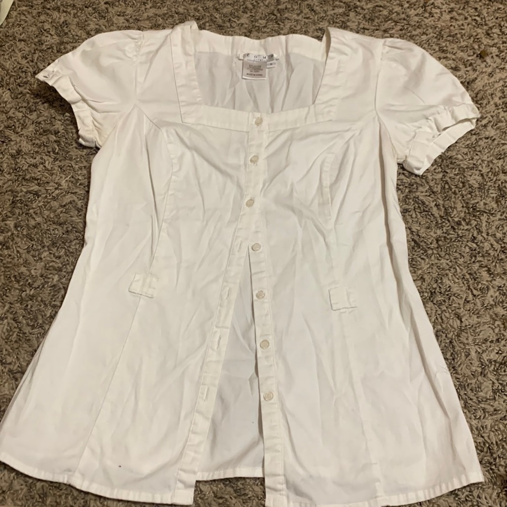 White button up